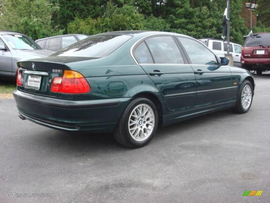 2000 3 Series 328i Sedan - Fern Green Metallic / Sand photo #6