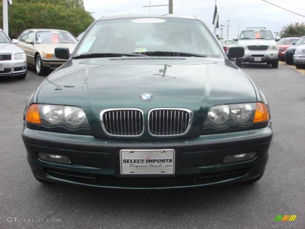 2000 3 Series 328i Sedan - Fern Green Metallic / Sand photo #9