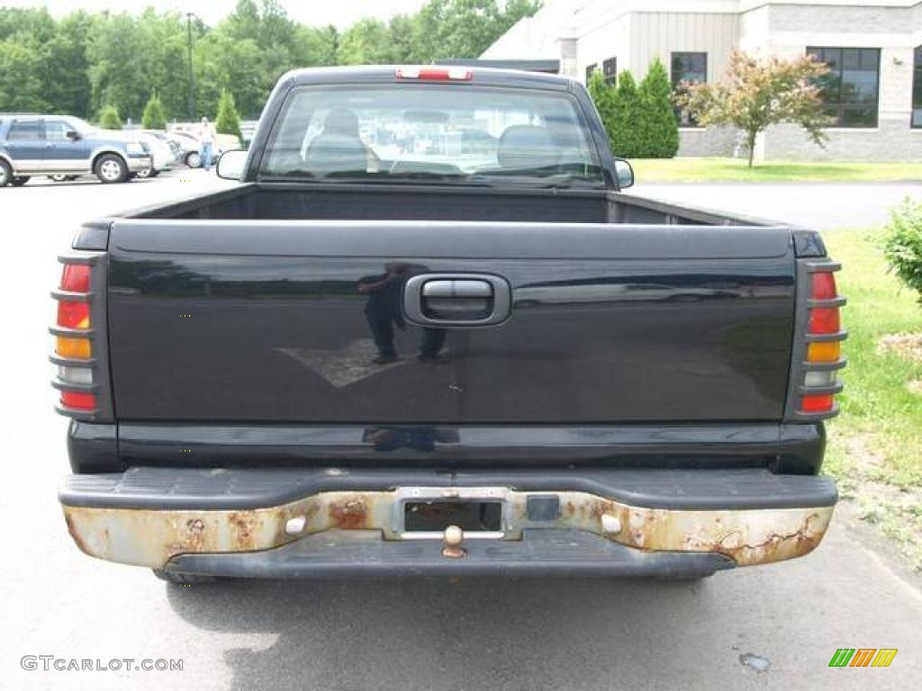 2000 Silverado 1500 Regular Cab 4x4 - Onyx Black / Medium Gray photo #5