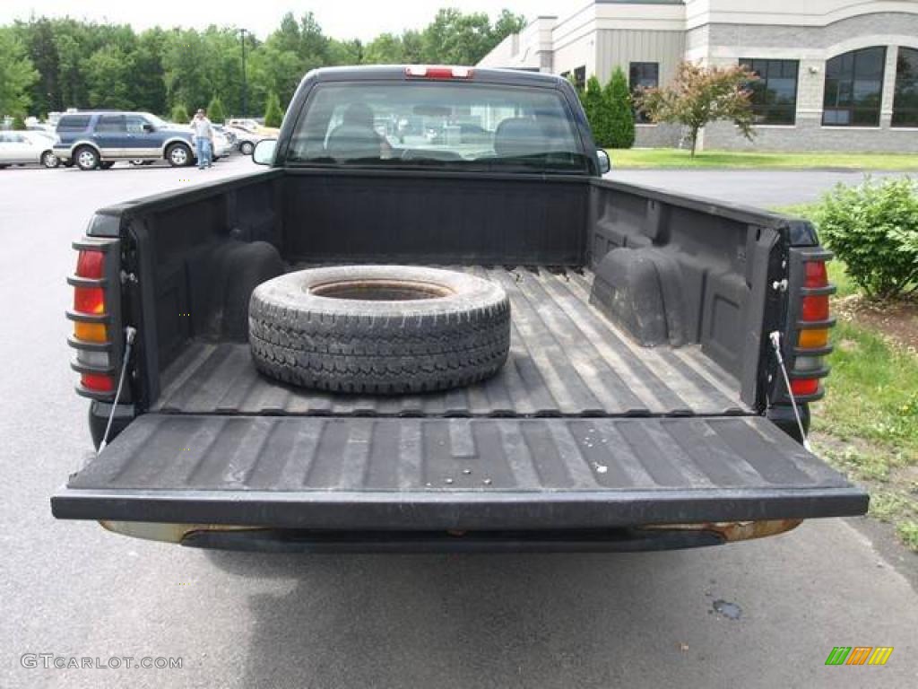 2000 Silverado 1500 Regular Cab 4x4 - Onyx Black / Medium Gray photo #6