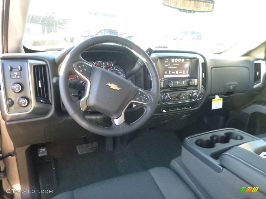 2017 Silverado 1500 LT Crew Cab 4x4 - Pepperdust Metallic / Jet Black photo #12