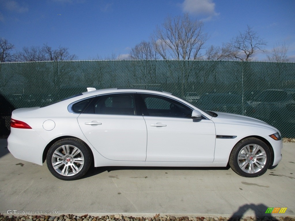 2017 XF 35t Premium AWD - Glacier White / Latte photo #2