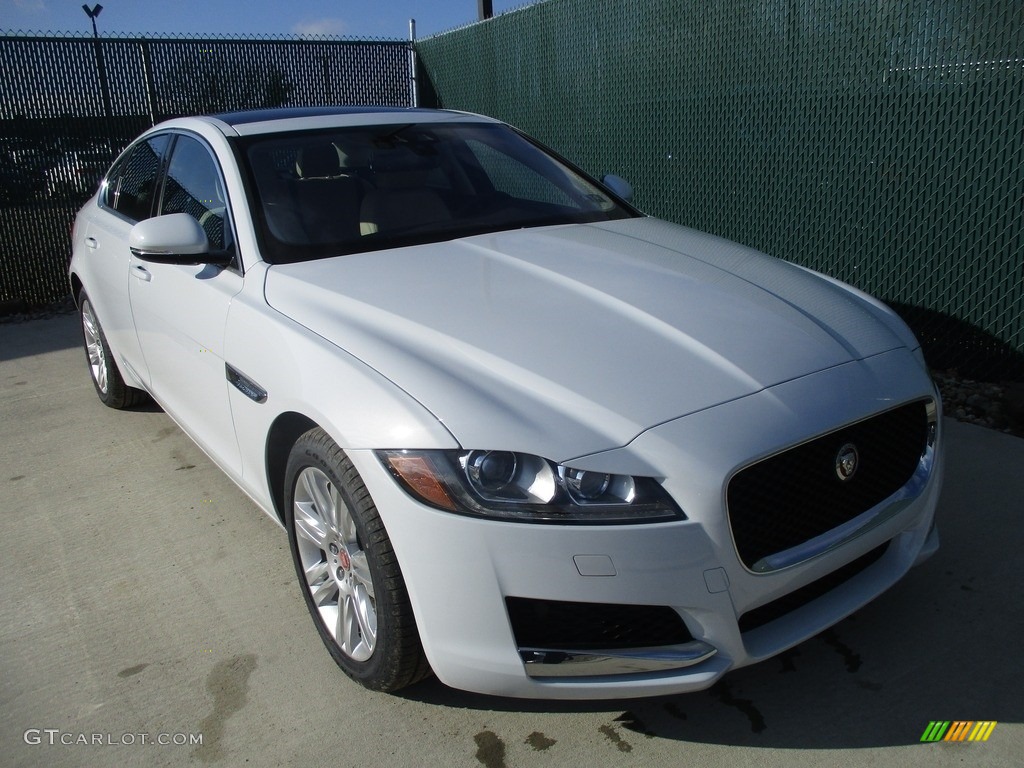 2017 XF 35t Premium AWD - Glacier White / Latte photo #6