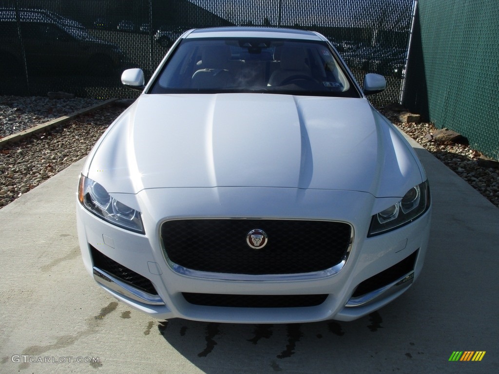 2017 XF 35t Premium AWD - Glacier White / Latte photo #7