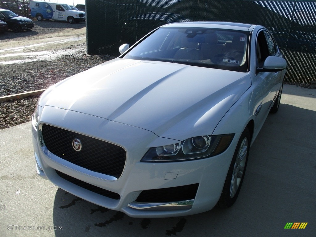 2017 XF 35t Premium AWD - Glacier White / Latte photo #8