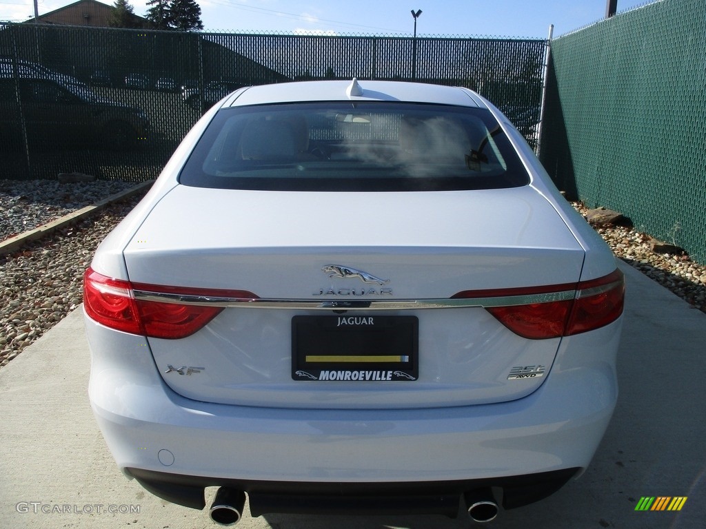 2017 XF 35t Premium AWD - Glacier White / Latte photo #10