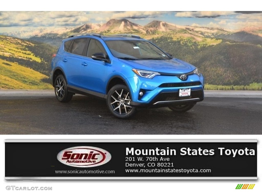 2017 RAV4 SE AWD - Electric Storm Metallic / Black photo #1