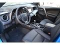 Black 2017 Toyota RAV4 SE AWD Interior Color