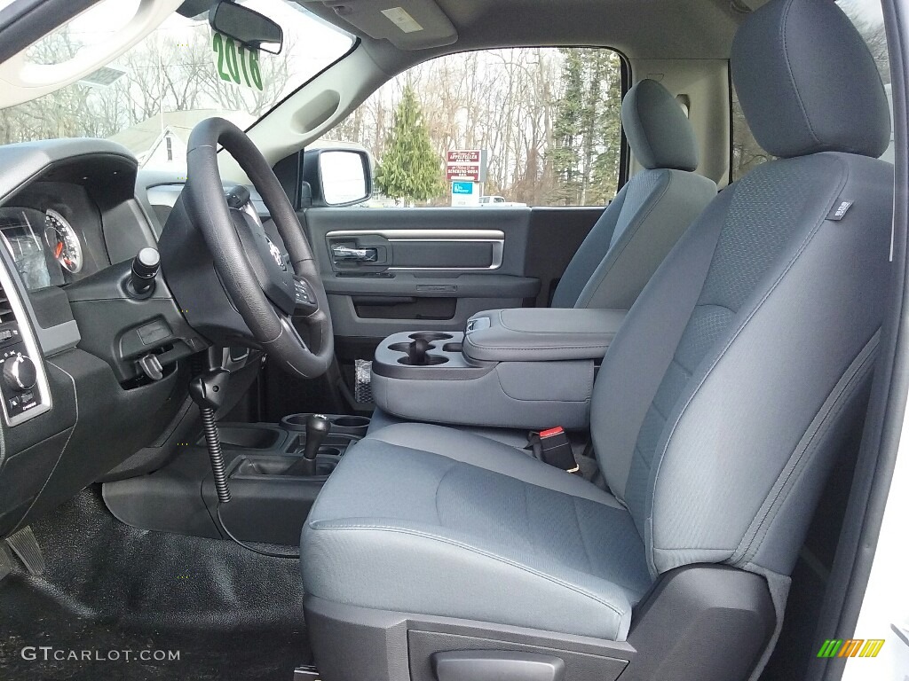 Black/Diesel Gray Interior 2017 Ram 2500 Tradesman Regular Cab 4x4 Photo #117795697
