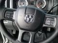 Black/Diesel Gray 2017 Ram 2500 Tradesman Regular Cab 4x4 Steering Wheel