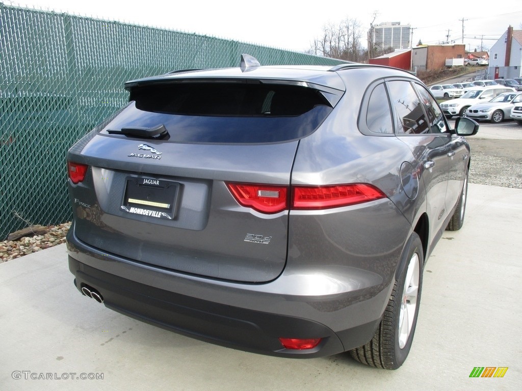 2017 F-PACE 20d AWD Premium - Ammonite Grey / Jet photo #4