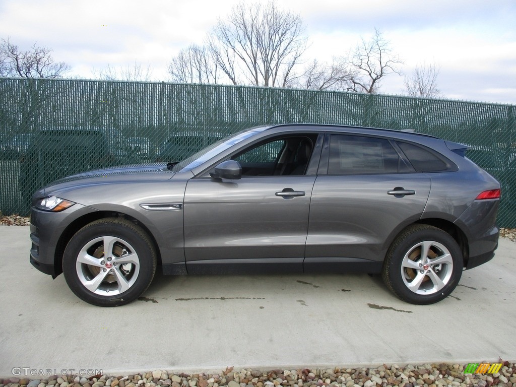 2017 F-PACE 20d AWD Premium - Ammonite Grey / Jet photo #9