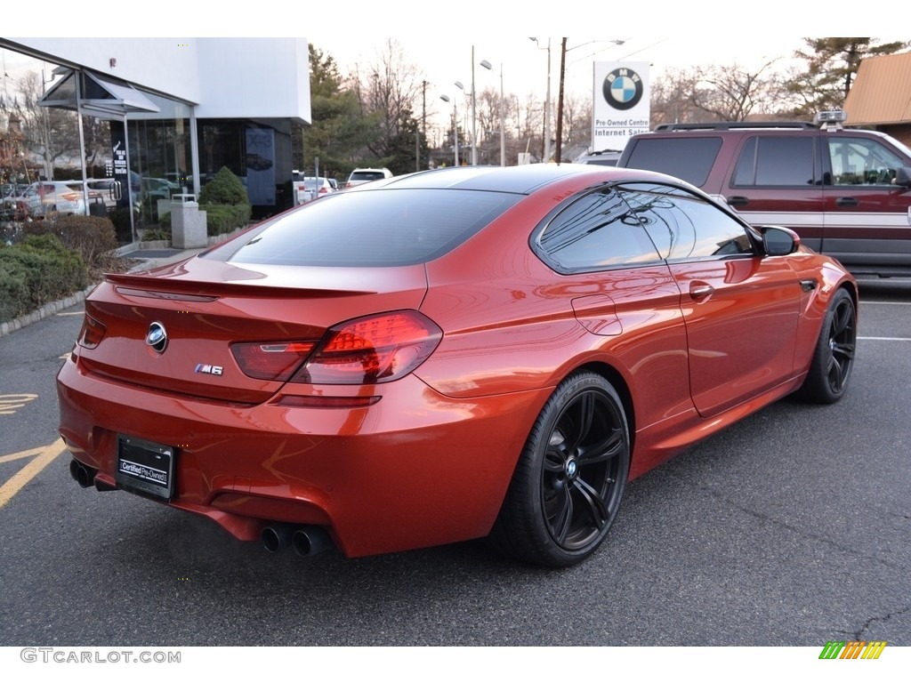 2015 M6 Coupe - Sakhir Orange Metallic / Sakhir Orange/Black photo #3