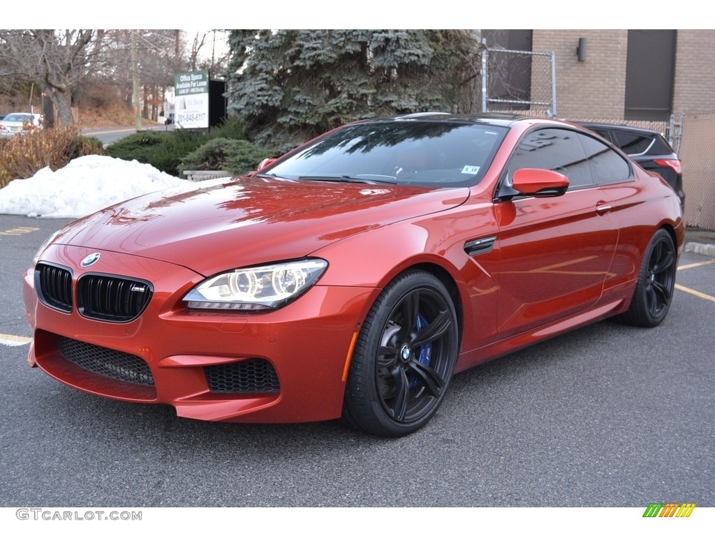 2015 M6 Coupe - Sakhir Orange Metallic / Sakhir Orange/Black photo #6