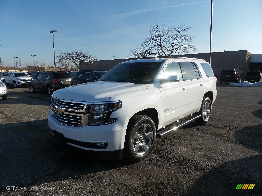 2017 Tahoe Premier 4WD - Summit White / Cocoa/Mahogany photo #1