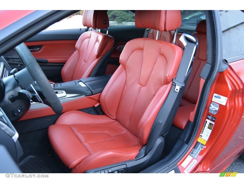 Sakhir Orange/Black Interior 2015 BMW M6 Coupe Photo #117796485