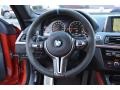 Sakhir Orange/Black 2015 BMW M6 Coupe Steering Wheel