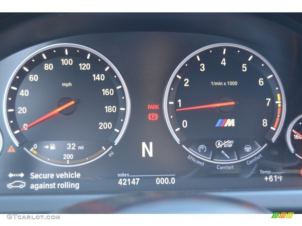2015 BMW M6 Coupe Gauges Photo #117796630