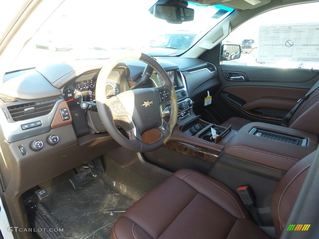 Cocoa/Mahogany Interior 2017 Chevrolet Tahoe Premier 4WD Photo #117796636