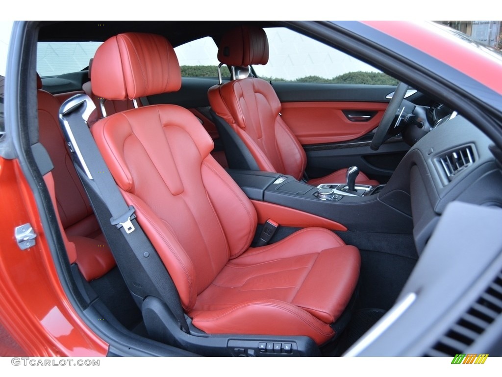 2015 M6 Coupe - Sakhir Orange Metallic / Sakhir Orange/Black photo #27