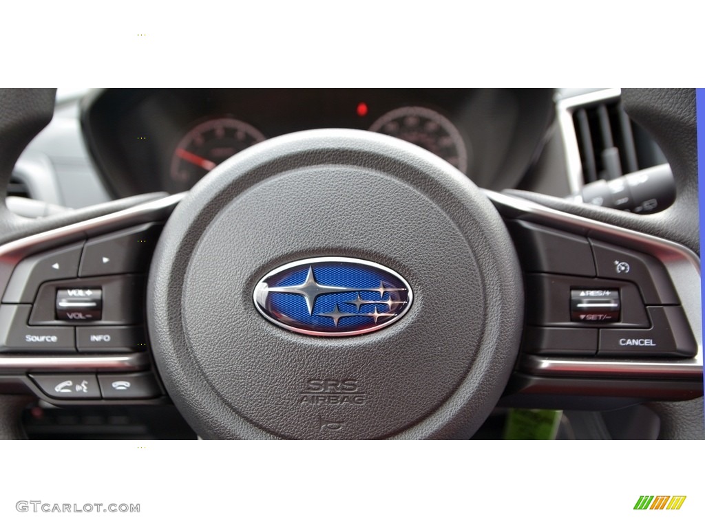 2017 Subaru Impreza 2.0i 5-Door Black Steering Wheel Photo #117797044