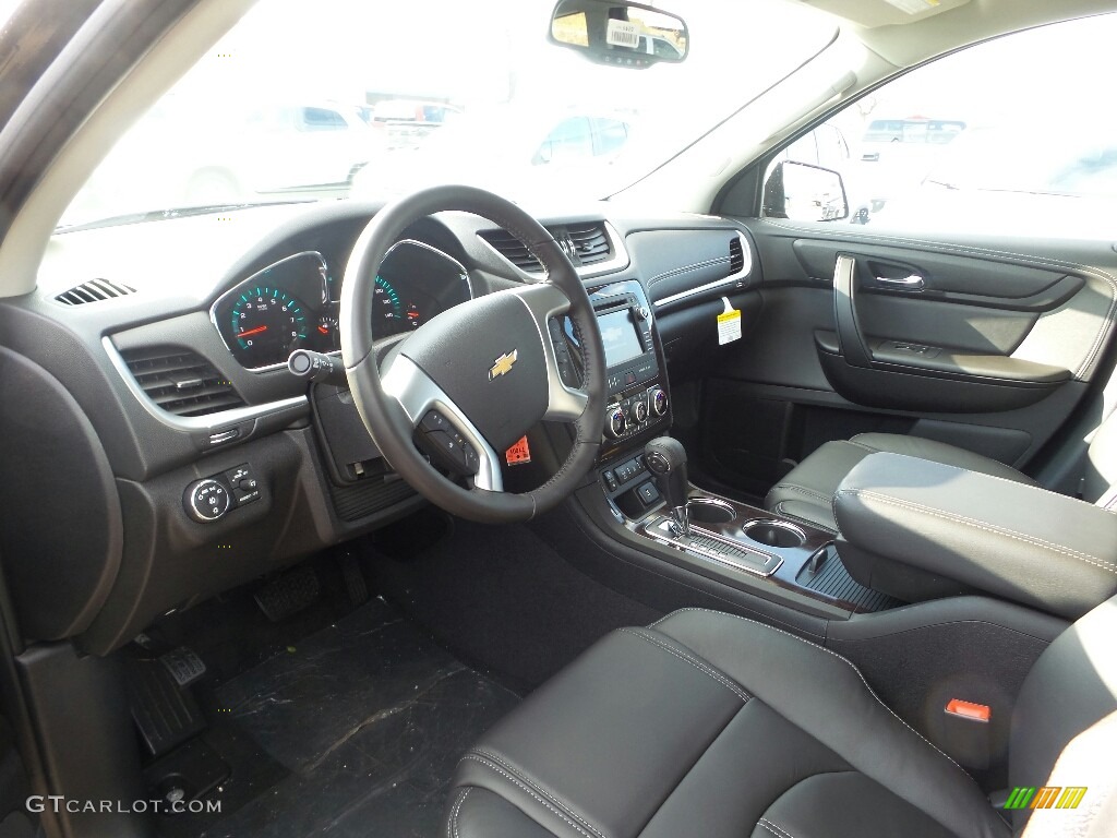 Ebony Interior 2017 Chevrolet Traverse LT Photo #117797230
