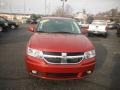 2010 Inferno Red Crystal Pearl Coat Dodge Journey SXT  photo #2