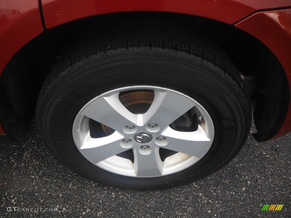 2010 Journey SXT - Inferno Red Crystal Pearl Coat / Dark Slate Gray photo #4