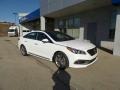 2017 Quartz White Pearl Hyundai Sonata Limited  photo #1