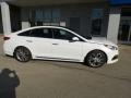 2017 Quartz White Pearl Hyundai Sonata Limited  photo #2