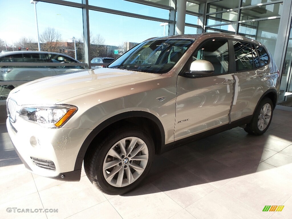 Mineral Silver Metallic 2017 BMW X3 xDrive28i Exterior Photo #117800140