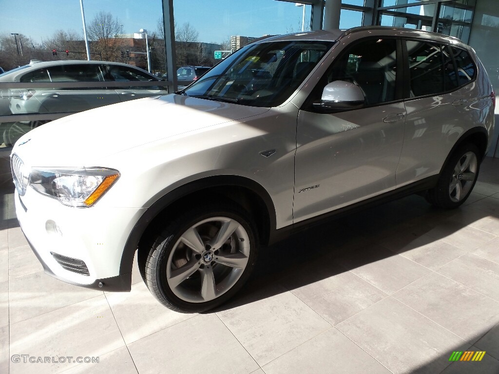 Mineral White Metallic 2017 BMW X3 xDrive28i Exterior Photo #117800293