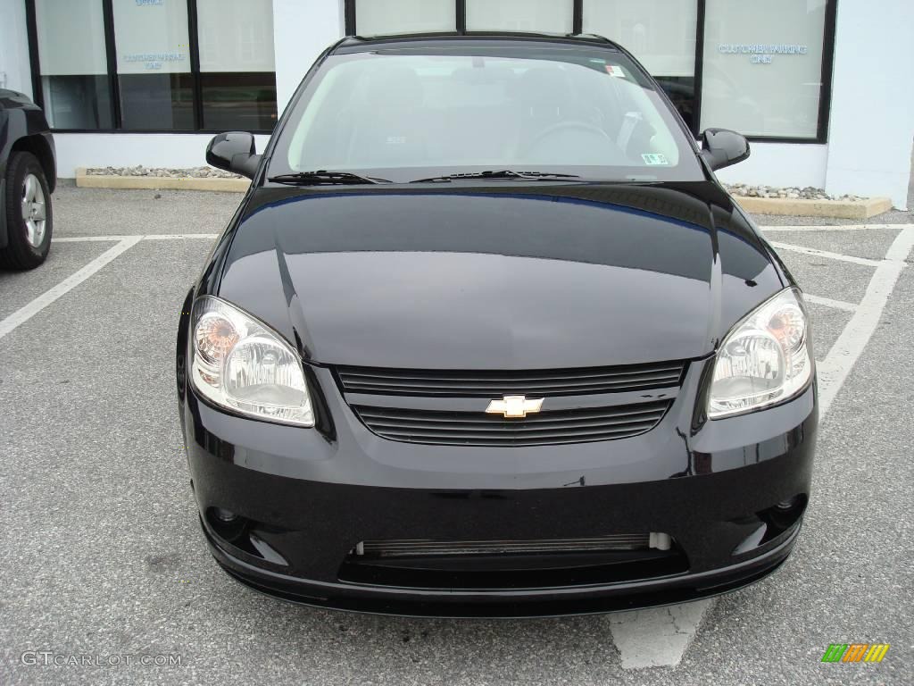 2007 Cobalt SS Supercharged Coupe - Black / Ebony/Red photo #3