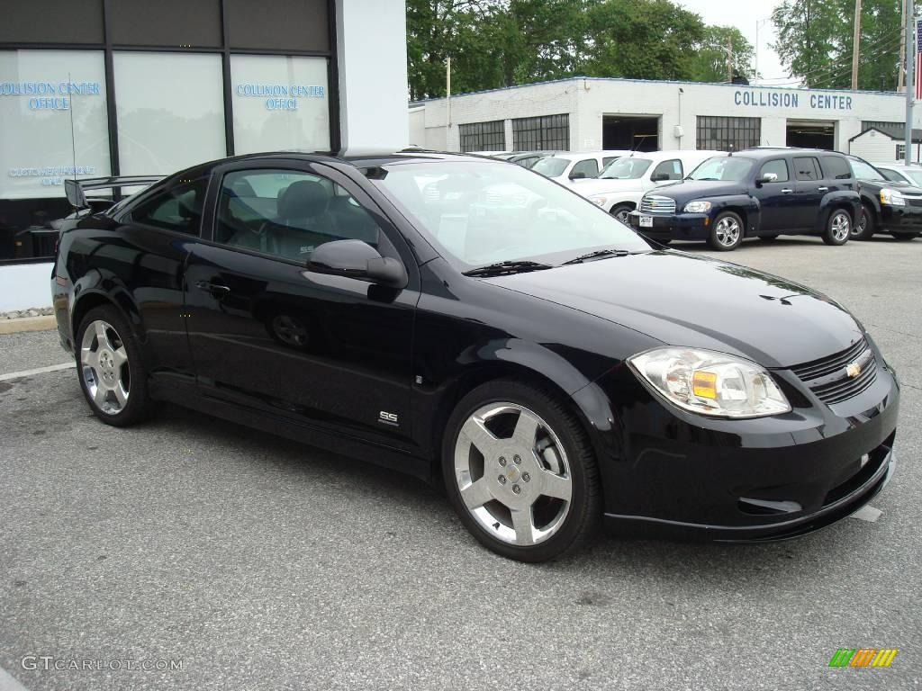 2007 Cobalt SS Supercharged Coupe - Black / Ebony/Red photo #5