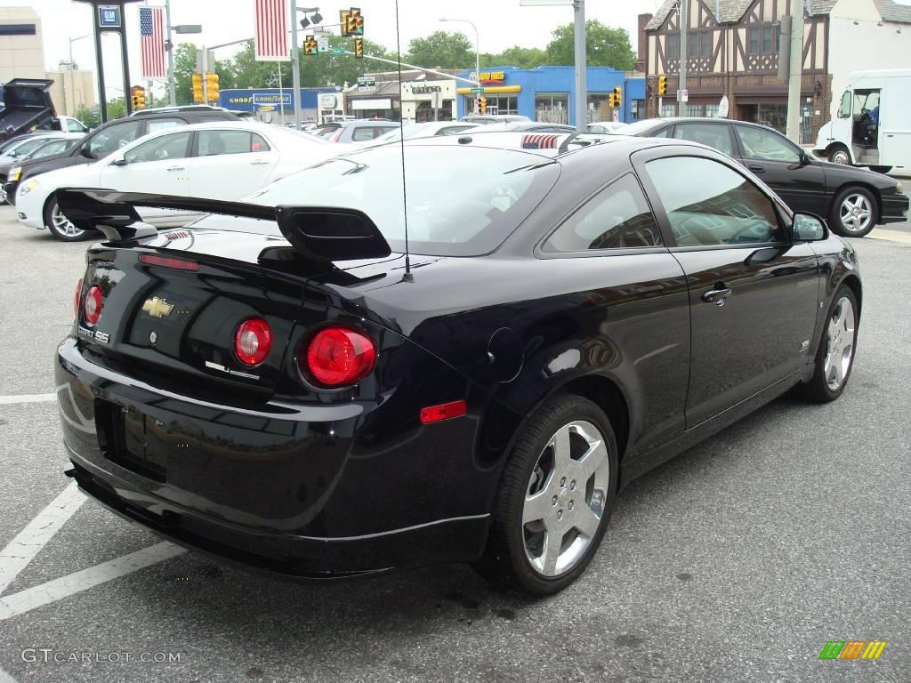 2007 Cobalt SS Supercharged Coupe - Black / Ebony/Red photo #6