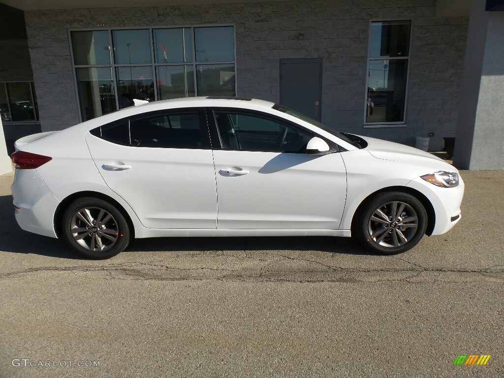 2017 Elantra Value Edition - White / Black photo #2