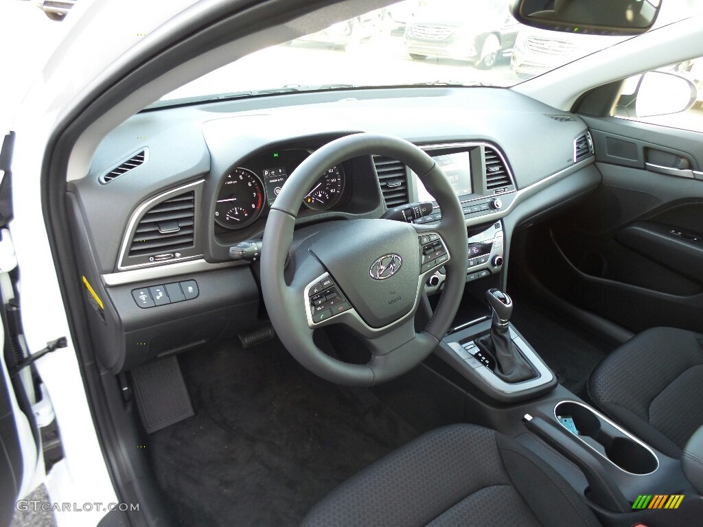 2017 Elantra Value Edition - White / Black photo #9