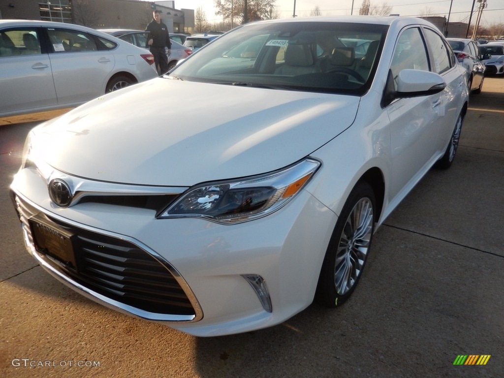 2017 Avalon Limited - Blizzard Pearl White / Light Gray photo #1