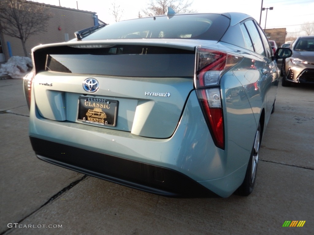 2017 Prius Three - Sea Glass Pearl / Black photo #2
