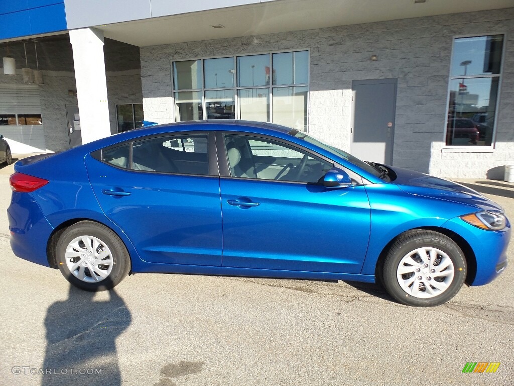 2017 Elantra SE - Electric Blue / Gray photo #2