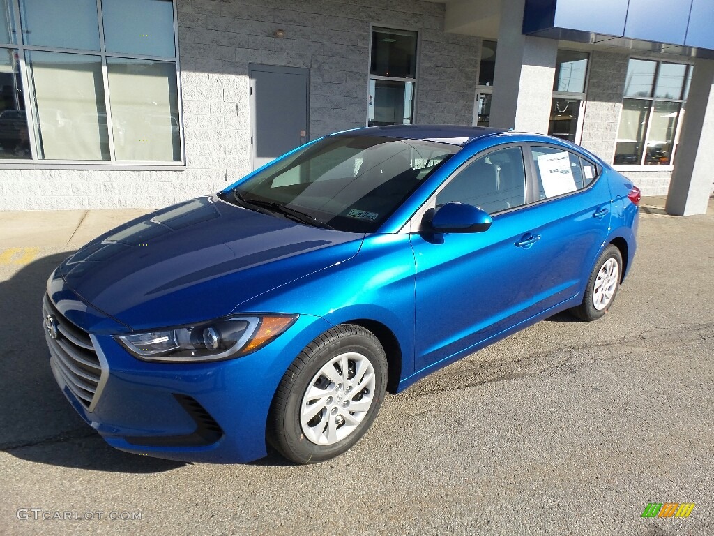 2017 Elantra SE - Electric Blue / Gray photo #5