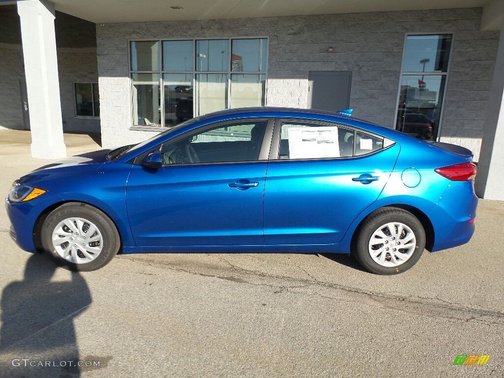 2017 Elantra SE - Electric Blue / Gray photo #6