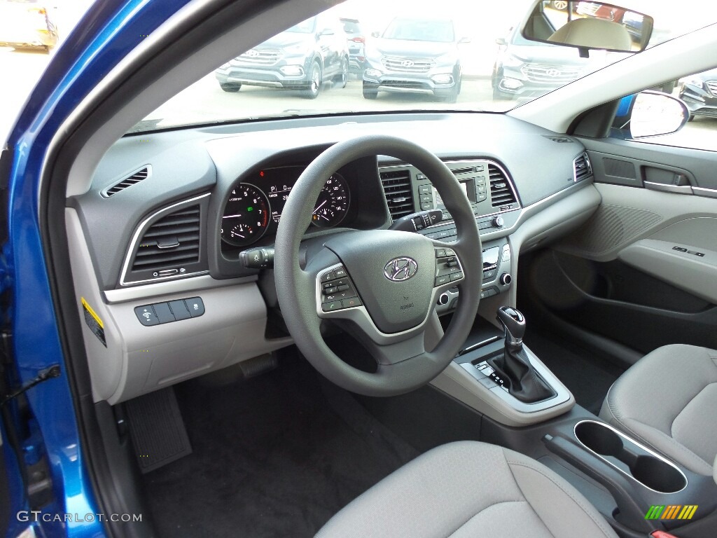 2017 Elantra SE - Electric Blue / Gray photo #9
