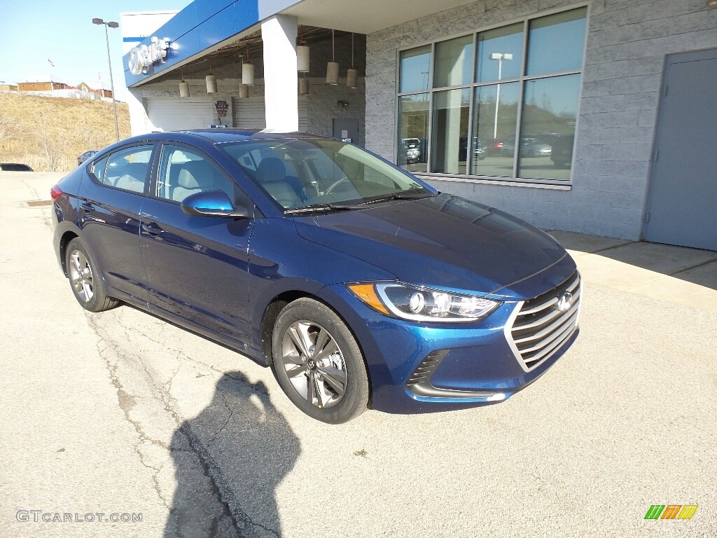 Lakeside Blue Hyundai Elantra