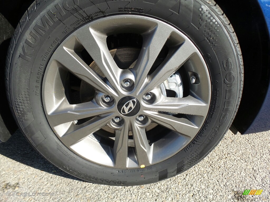 2017 Elantra SE - Lakeside Blue / Gray photo #4