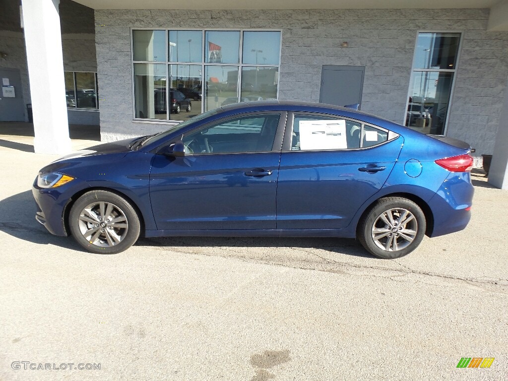 2017 Elantra SE - Lakeside Blue / Gray photo #7