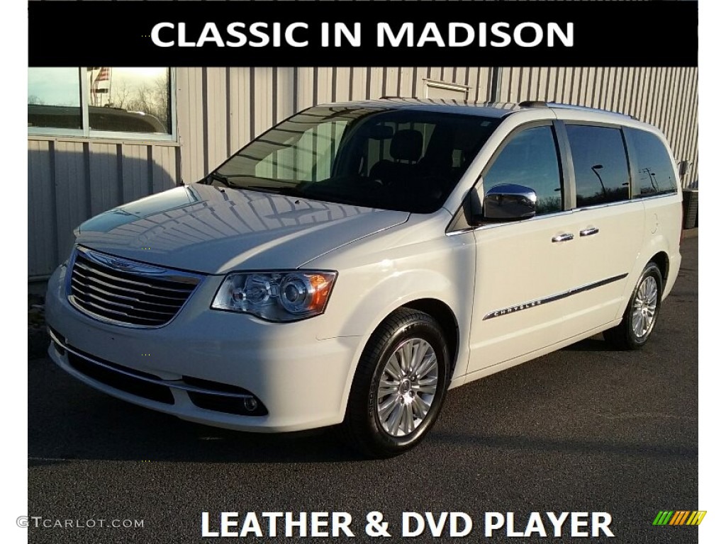 2012 Town & Country Limited - Stone White / Black/Light Graystone photo #1