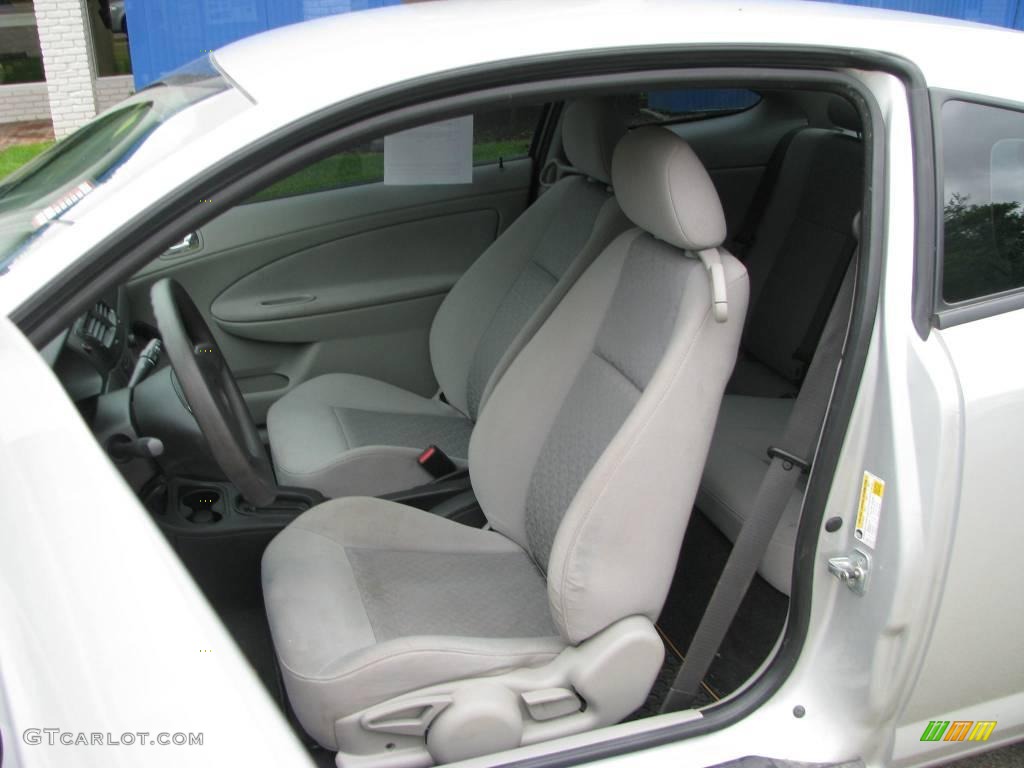 2007 Cobalt LS Coupe - Ultra Silver Metallic / Gray photo #8