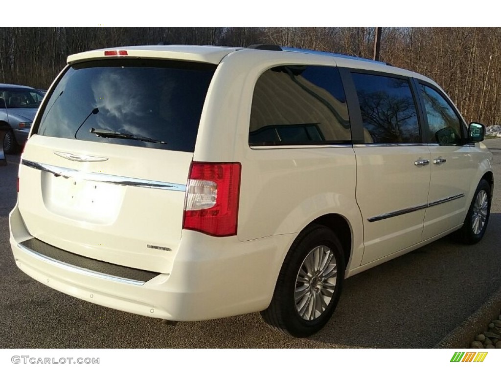 2012 Town & Country Limited - Stone White / Black/Light Graystone photo #4