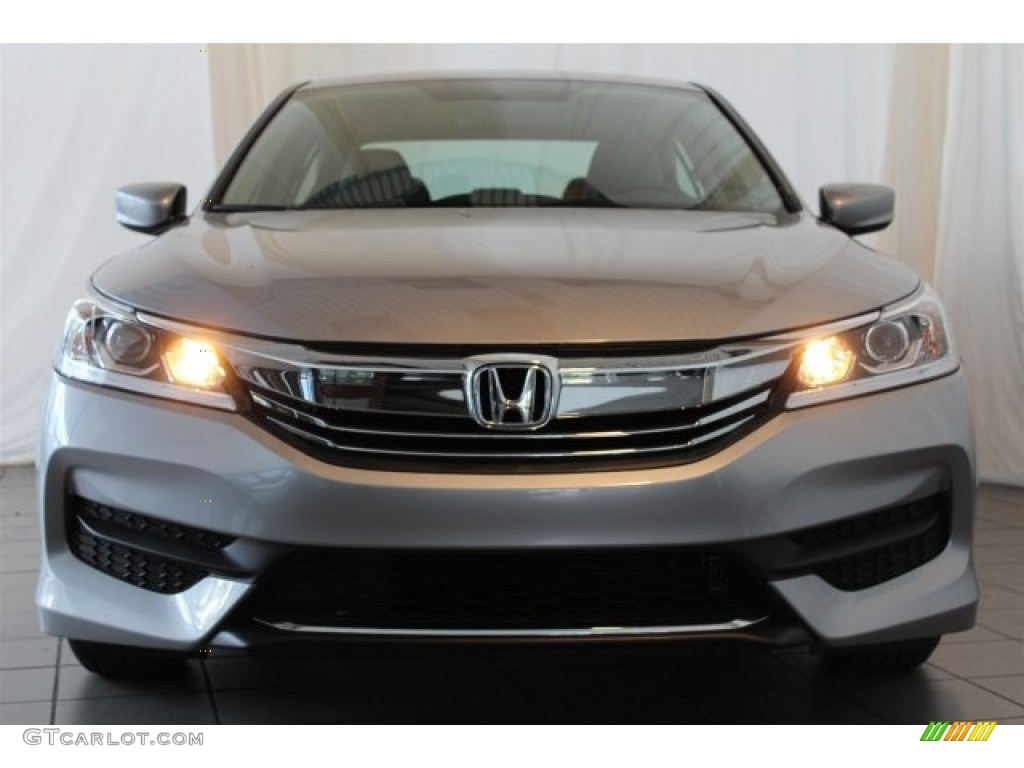2017 Accord LX Sedan - Lunar Silver Metallic / Gray photo #4